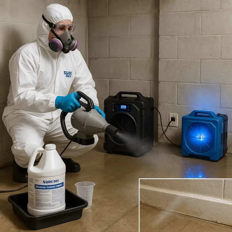 Sanitization and Odor Removal process in Harbor Isle, NY
